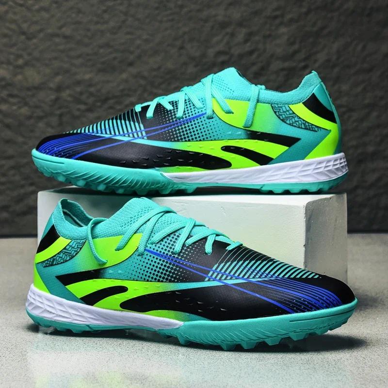 Kinderfußballschuhe Professionelle Fußballschuhe für Herren Leichte Socke Outdoor Rutschfeste Fußballschuhe Originale Sneakers