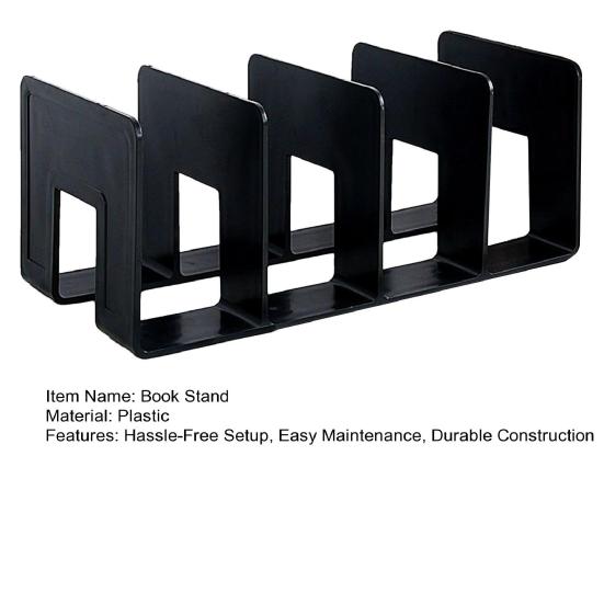File Organizer for Desk 4 Compartments Large Magazine Manager Document Holder Thickened Bookshelf for Office Home