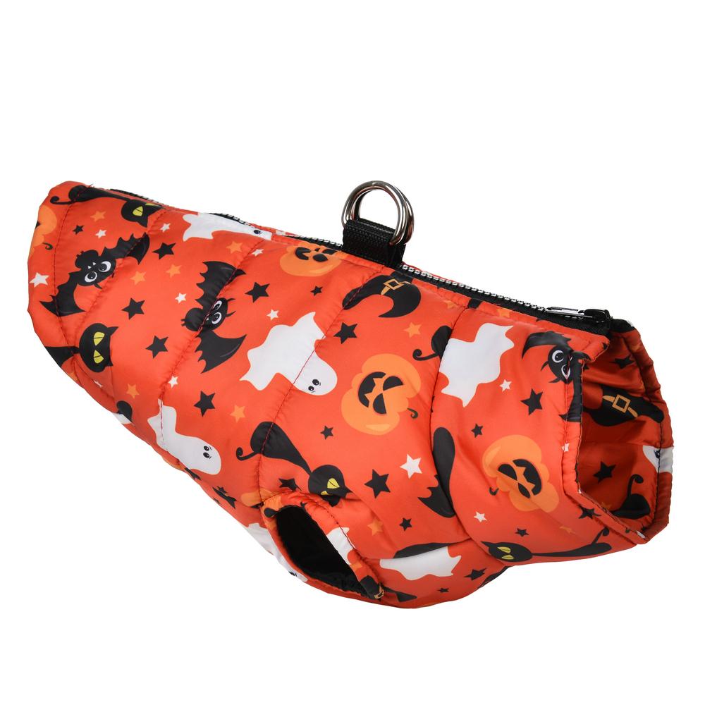 Soft Dog Clothes Halloween Costume Puppy Jacket Vest For Small Dogs Cats With D Ring Yorkshire Pug Coat Apparel Party Gift Winter