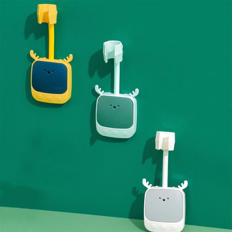 Deer Shower Head Attachment Shower Head Holder Angle Adjustment [WCF2CD3] green