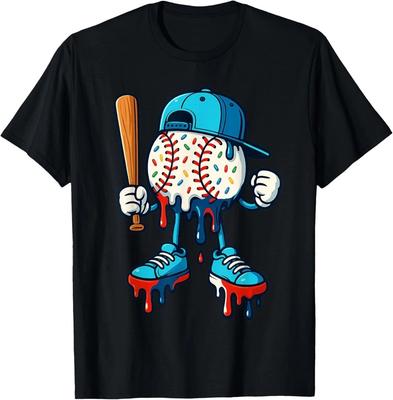Schattig Drip Unisex Baseball Lifestyle 101 Kleding Baseball T-shirt S-5XL HEET ITEM Unisex T-shirt