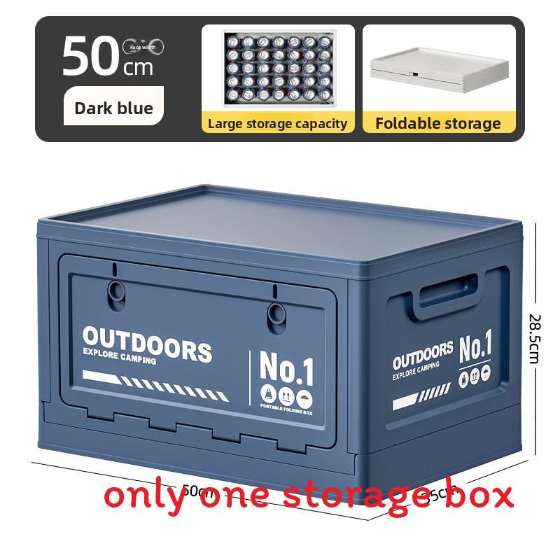 Outdoor Camping Aufbewahrungsbox mit faltbarem Design für Auto-Organizer und Campingausrüstung