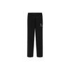 Solid Color Straight Leg Button Knit Casual Pants Unisex Pants Black 23FRC605UGH0