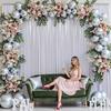 5x10ft Laser Backdrop Curtains For Glitter Wedding Photo Back Drop Cloth Birthday Christmas Photography Background Decor 1 Panel