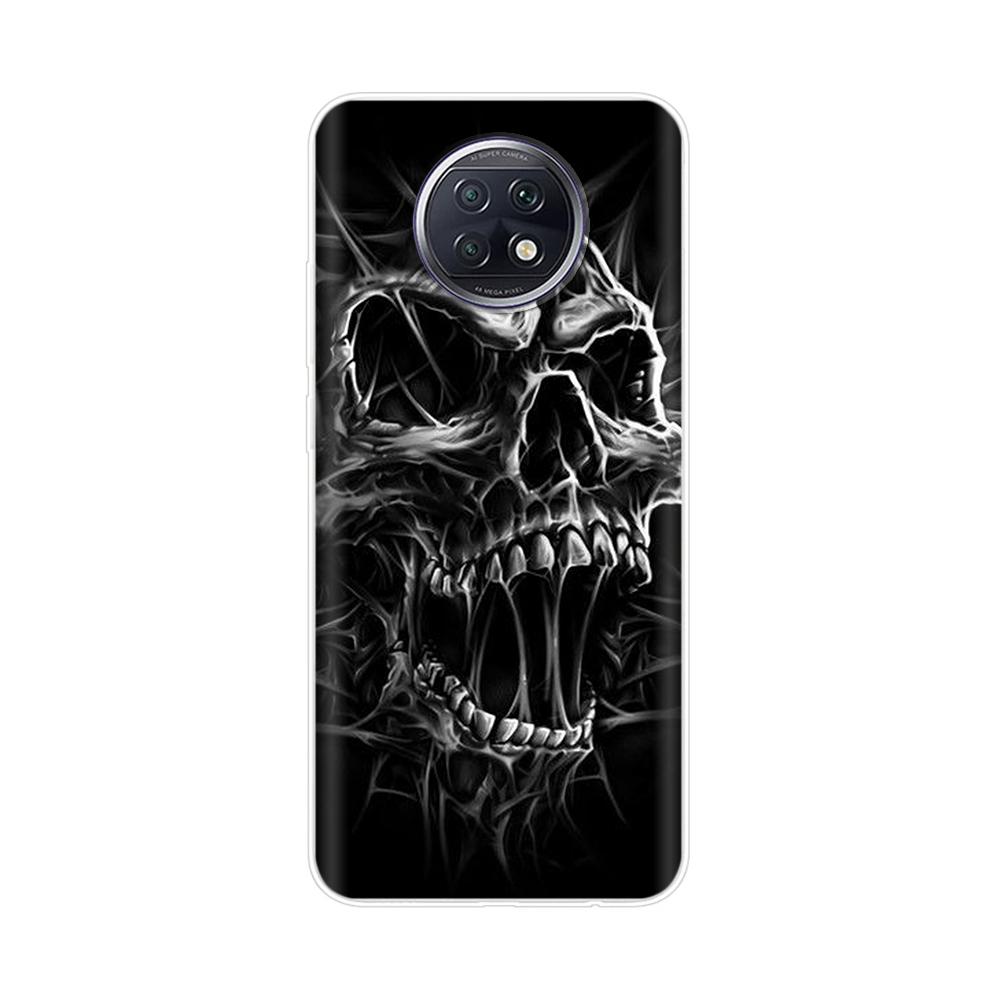 Fashion TPU Phone Case For Xiaomi Redmi Note 9T Soft Silicone Painting Case for Redmi Note 9T 5G Case Note9T 9 T coque flower
