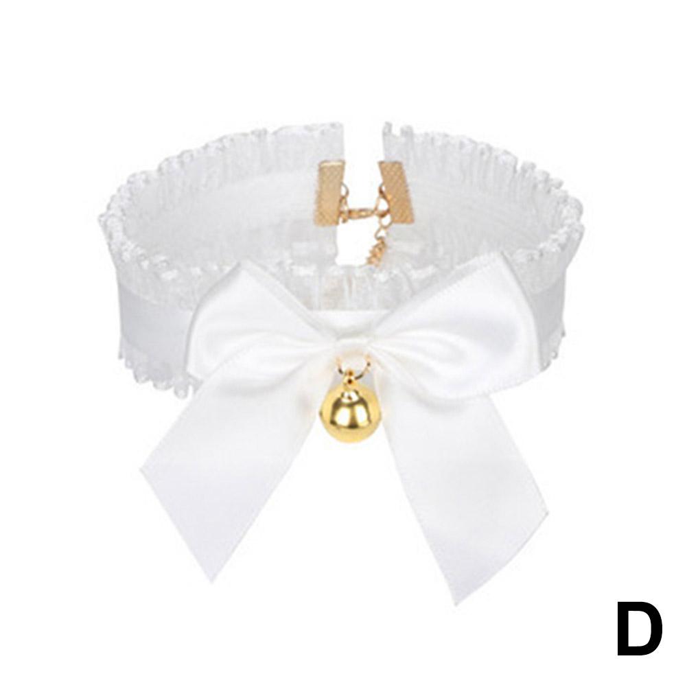 Sexy Cat Ears Headband Lace Bow Choker Plush Bell Hairband Cosplay Masquerade-Party Costume Hair Accessories For Women Girl C5F0