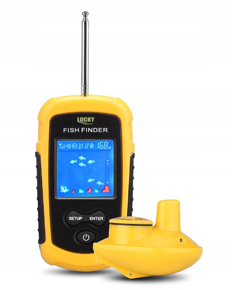 Lucky Rf Sonar Fishing Fish Finder Wireless Detector Fish Finder