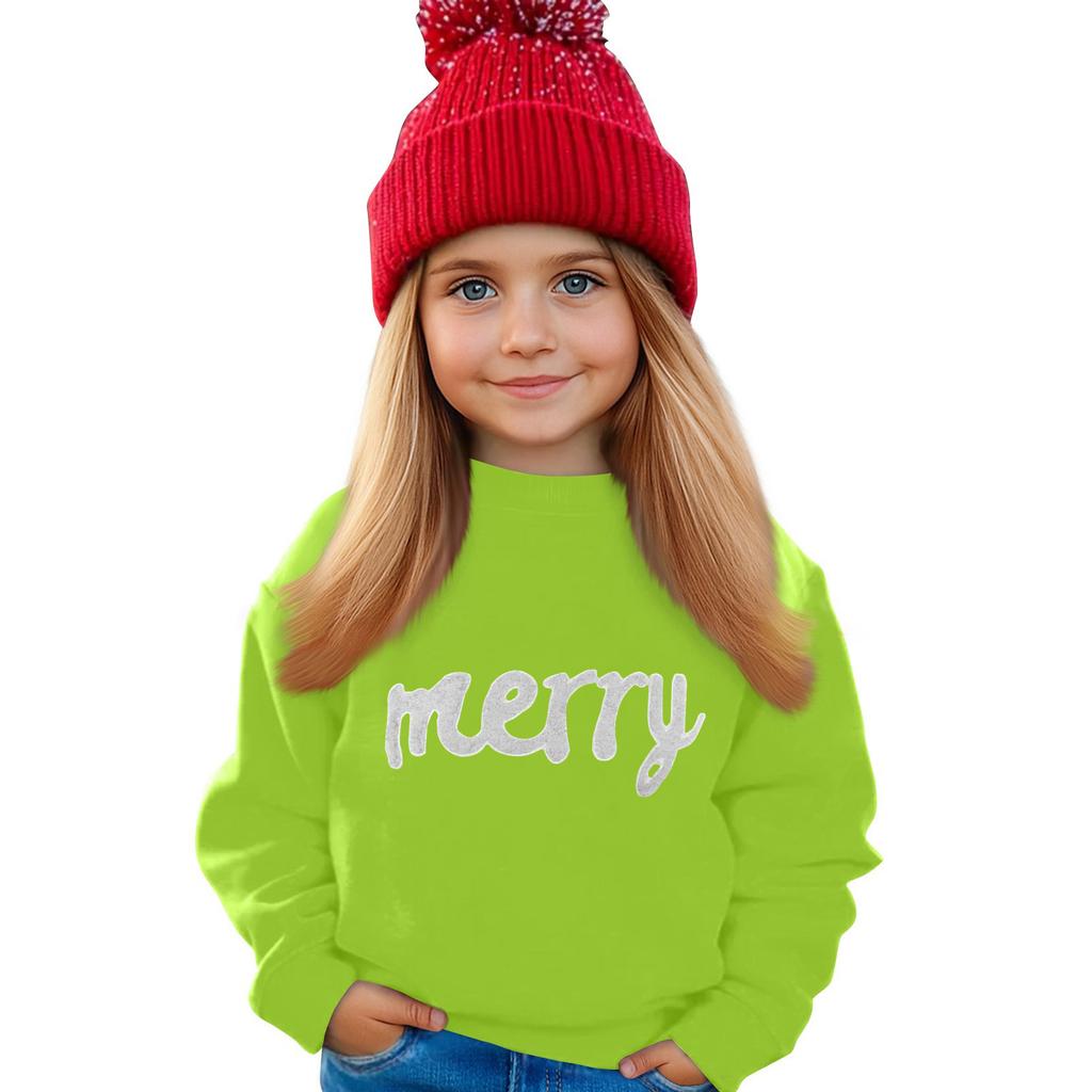 Genser til barn Gutter Jenter Rund hals Sportsgenser Casual Pullover Genser Sportsskjorte