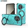 KEYSION Shockproof Magnetic Case for POCO F7 Pro 5G Upright Live Metal Ring Stand Phone Back Cover for Xiaomi POCO F7 Ultra 5G