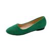 2025Women Flats Slip On Candy Color Woman Boat Shoes Black Faux Suede Ladies Ballet Flats