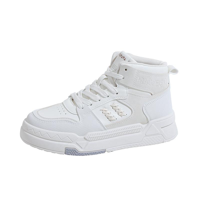 

Thick-soled velvet high-top shoes Winter shoes Children s 2025 new trendy women s shoes Warm and thickened versatile casual board shoes 35