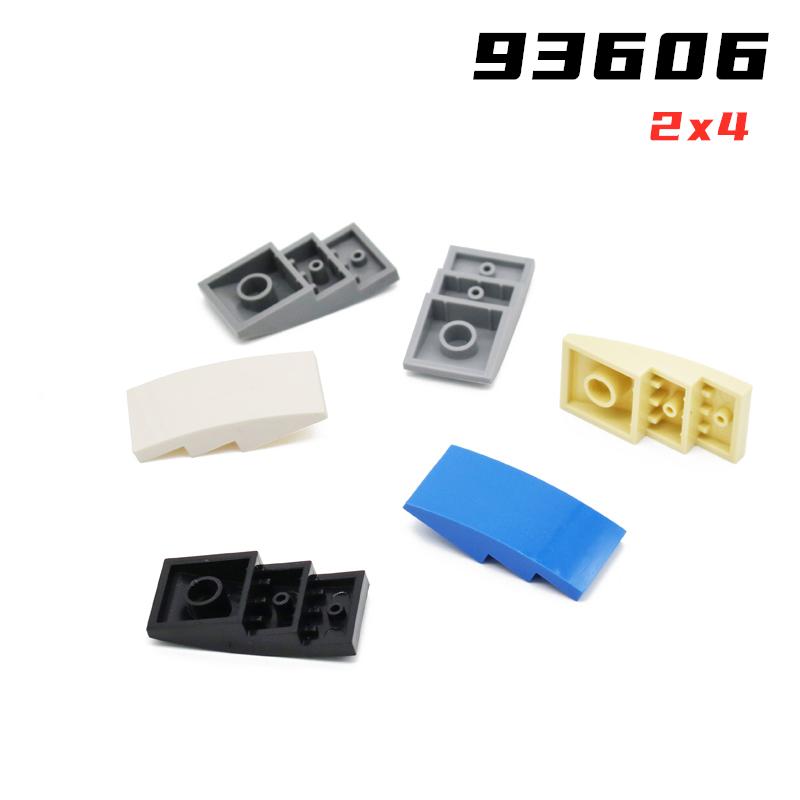 Rainbow Pig MOC Particles 93606 Slope Curved 4 x 2 Building Blocks Bricks Bulk Model DIY Assembles Educational High-Tech Toys