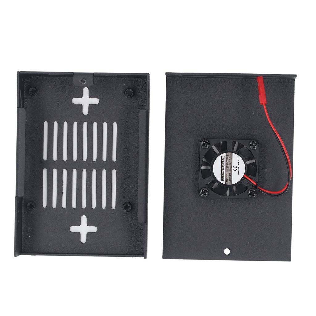 Cooling Case for Orange Pi 5 MAX Zinc Alloy Single Board Computer Metal Cooling Case Enclosure with Fan
