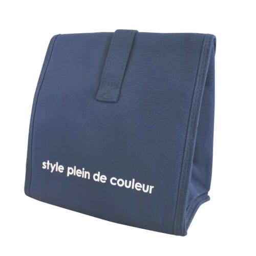 AtFirst Lunch Bag, Pouch Type, Colors, Insulated Lunch Bag, Insulated Pouch, Lunch Pouch, Bento Bag, Stylish, Popular, Men's, Kids', Navy, AF6114, 20