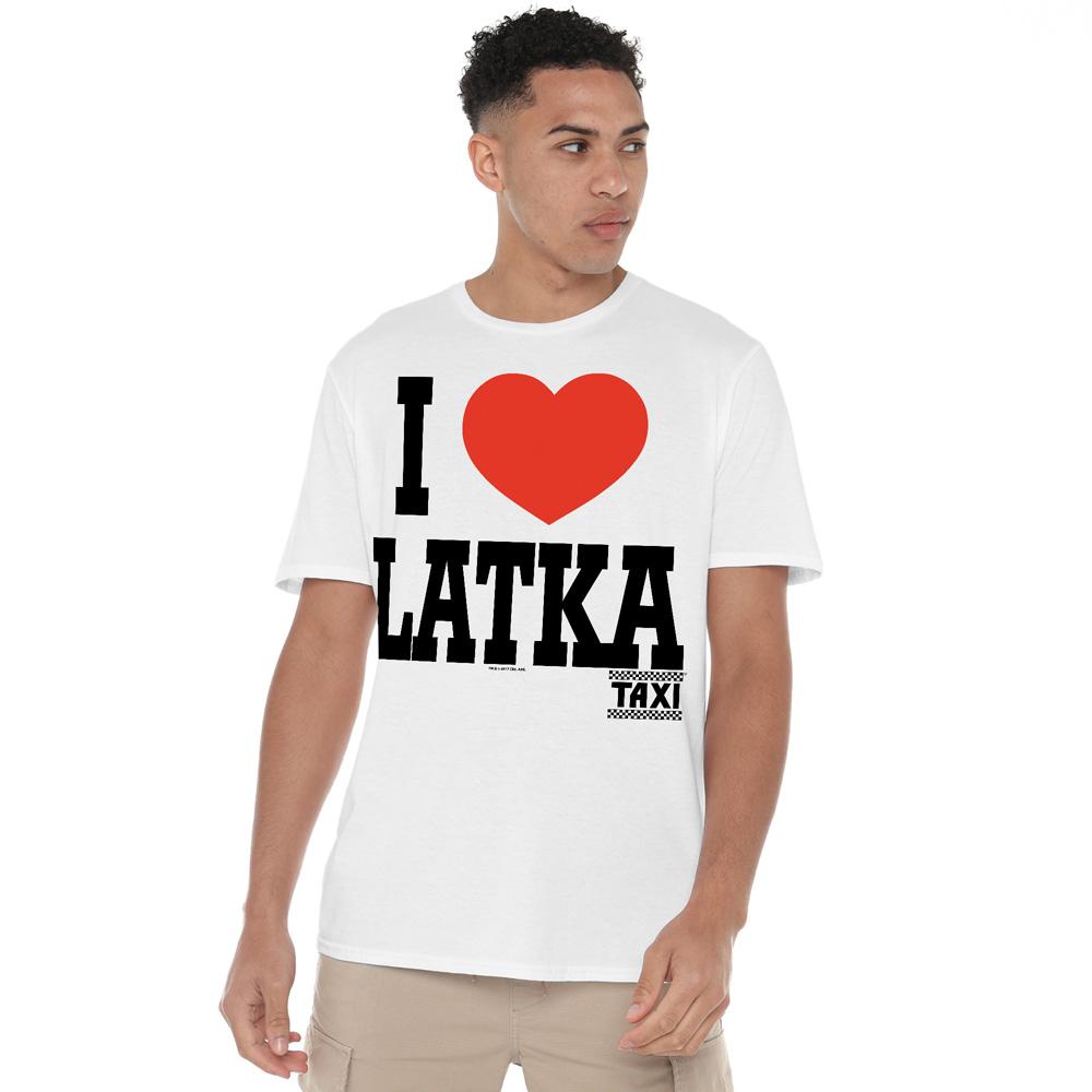 TAXI Mens I Heart Latka T-Shirt