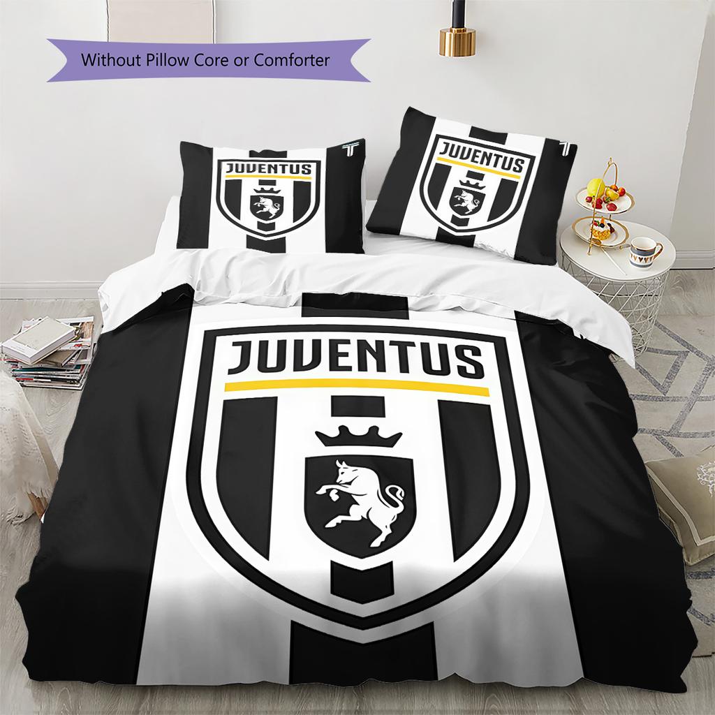 Set cu cuvertură și fețe de pernă Man Utd Decor Acasă Cadou de Ziua de Naștere (1 * husă de pilotă + 2 * fețe de pernă, fără miez)