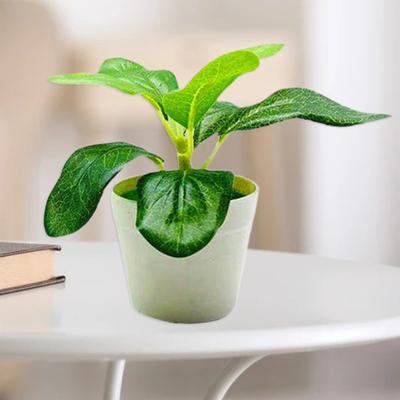 Künstliche Topfpflanze Realistisches Plastik Auffällige Imitation Bonsai Pflanzen für Zuhause