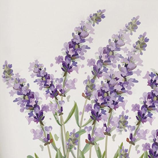 Lavender Toilet Sticker Removable Self-adhesive Waterproof PVC Living Room Bathroom Wall Art Purple-color Flower Toilet Lid Decoration Decal