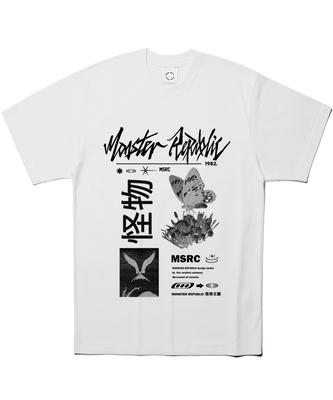MONSTER REPUBLIC Fly Mix Black T-Shirt White