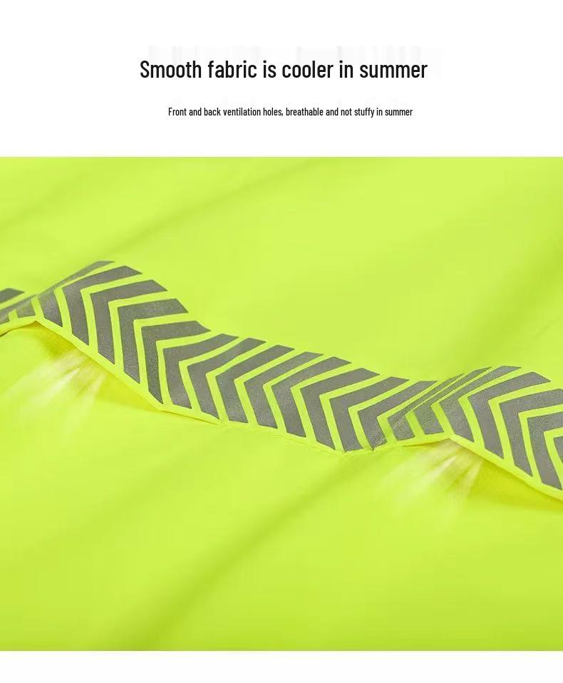 Reflective Pongee UV Protection Safety Vest: Lightweight, Breathable Traffic & Road Administration Apparel