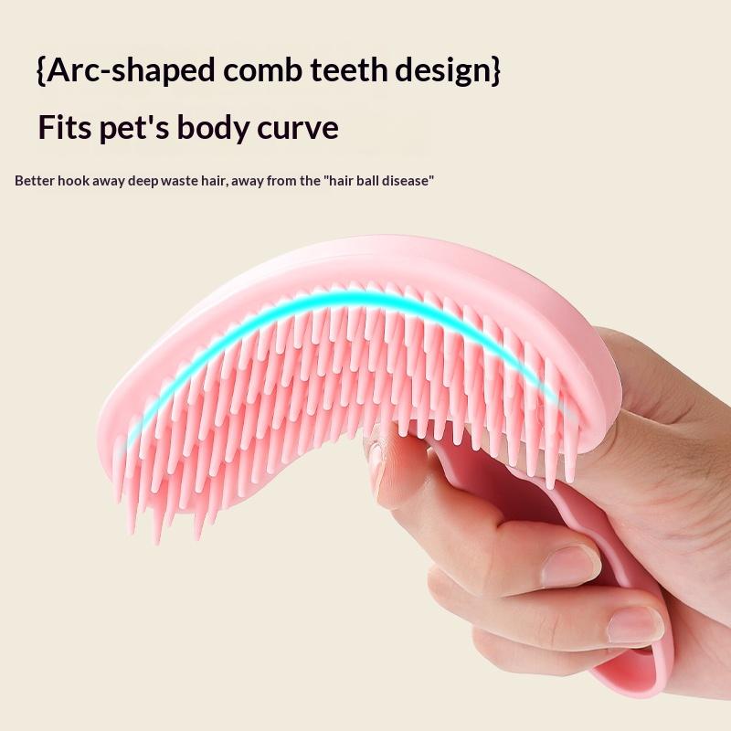 Pet Silicone Soft Tooth Brush Dog Massage Comb to Remove Floating Hair cat Hair Comb Pet Multi-functional Products