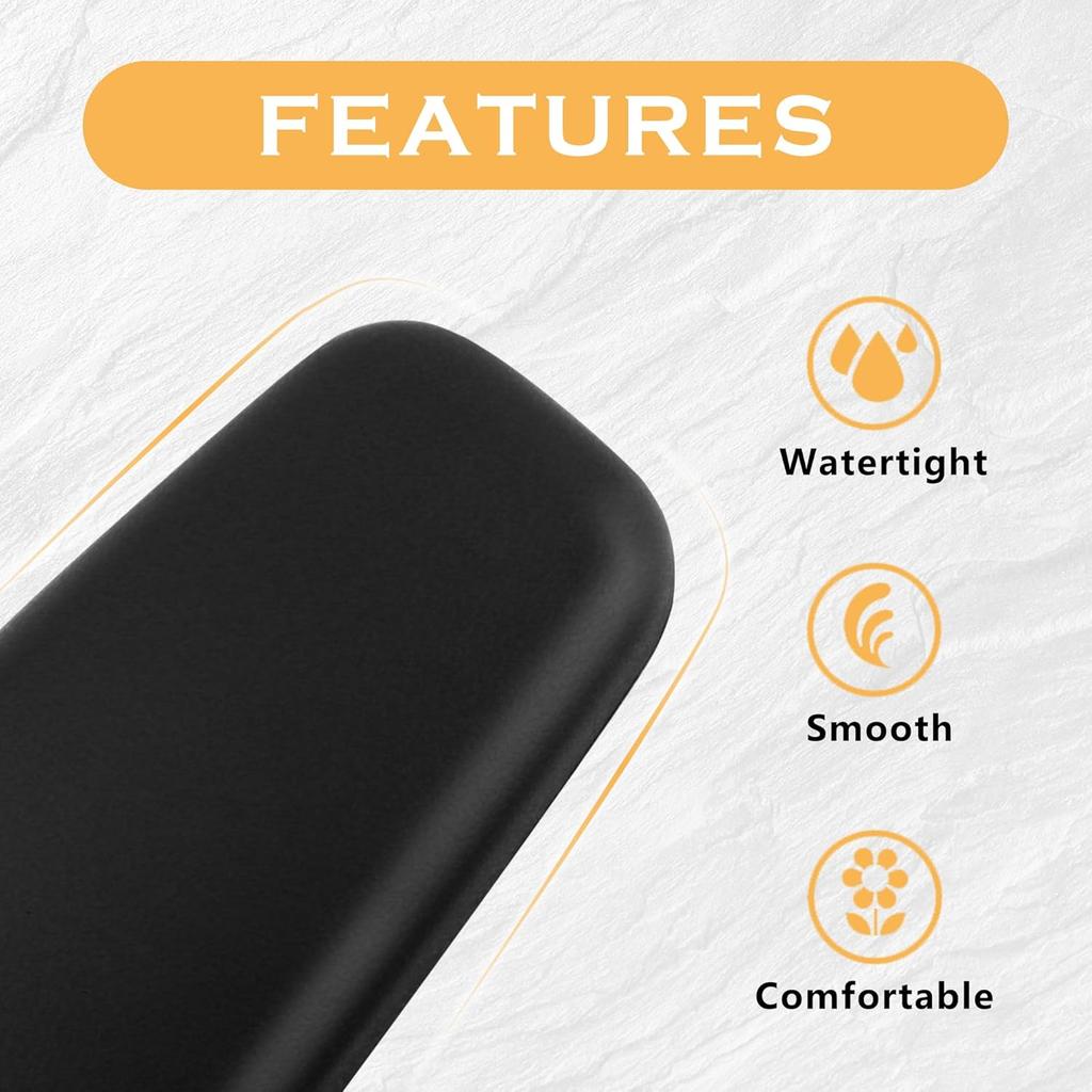 OFBAND 2PCS Elbow Pad Arm Rest For Car,Soft Leather Arm Rest Pillow With One-Piece Molding For Comfortable Support,Universal Car Accessories Car Knee