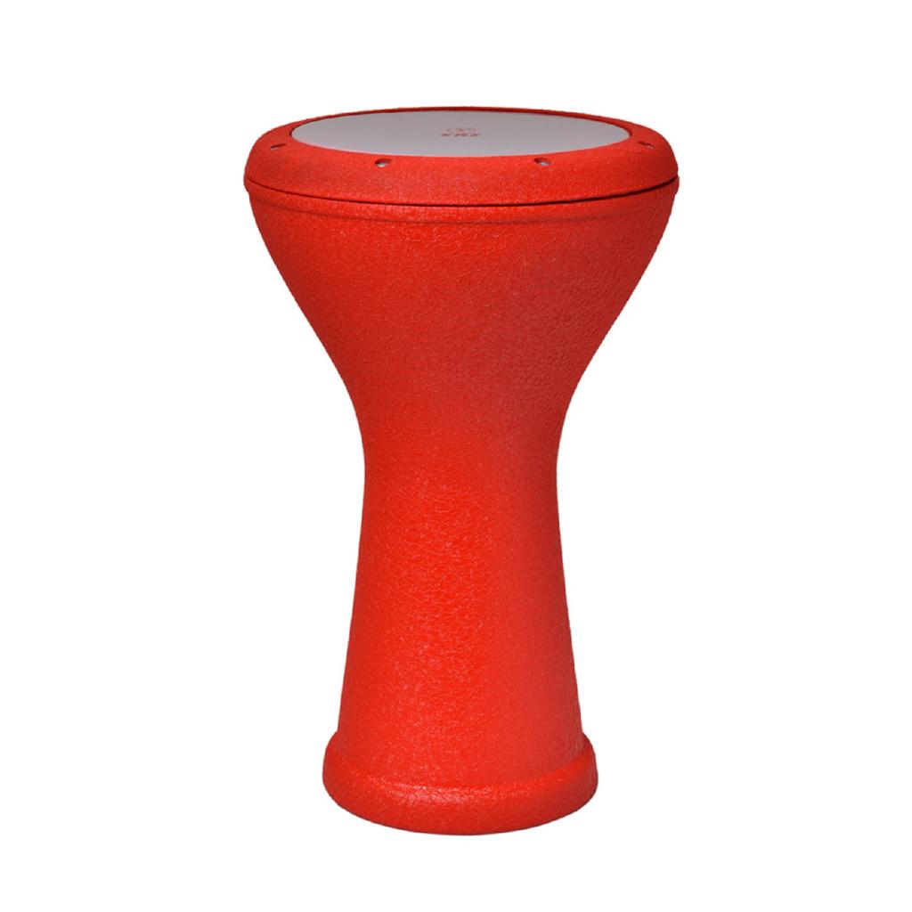 370k-orn Pottery Darbuka Crocodile Orange