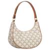 Celine Ava Classic Monogram Print Adjustable Shoulder Strap Leather Underarm Shoulder Bag Women Shoulder Bag Candy-Color White 193952BZJ-01BC