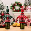 Christmas Decorations Wine Bottle Cover Knitted Wine Bottle Bag Christmas Party Ornaments