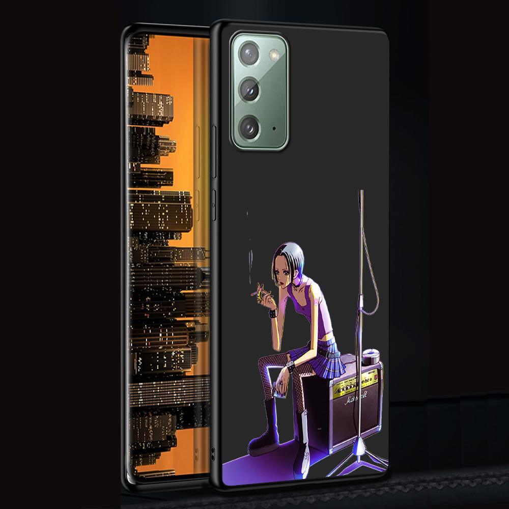 Anime Nana Osaki Phone Case for Samsung Galaxy Note 20 Ultra 10 Lite 9 8 S22 Plus M31 M30s M11 M12 M21 TPU Black Soft Cover