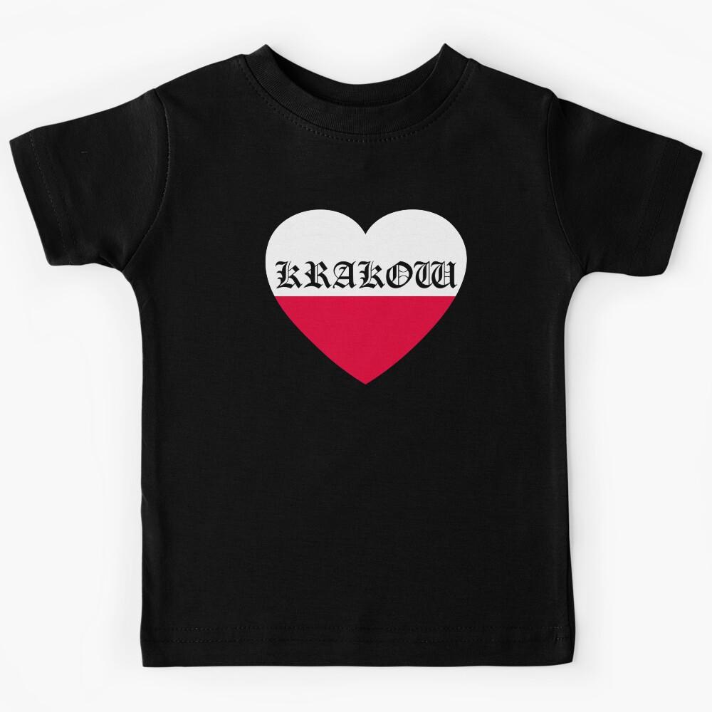 Krakow Poland flag Krakow Polska Kids T-Shirt 100