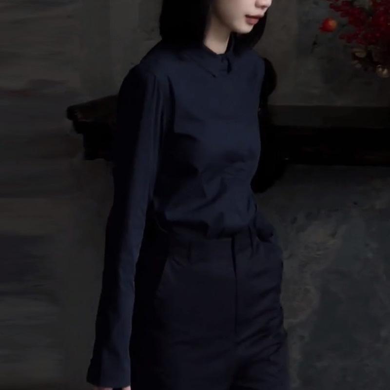 High-End Professional Women's Autumn 2025 French Fashion Shirt - Stylish, Comfortable, and Elegant.