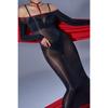 Women Tights Oil Shiny Glossy Stockings With Necklace See-Through Underwear Ultra Elastic Transparent Seamless Bodystockings