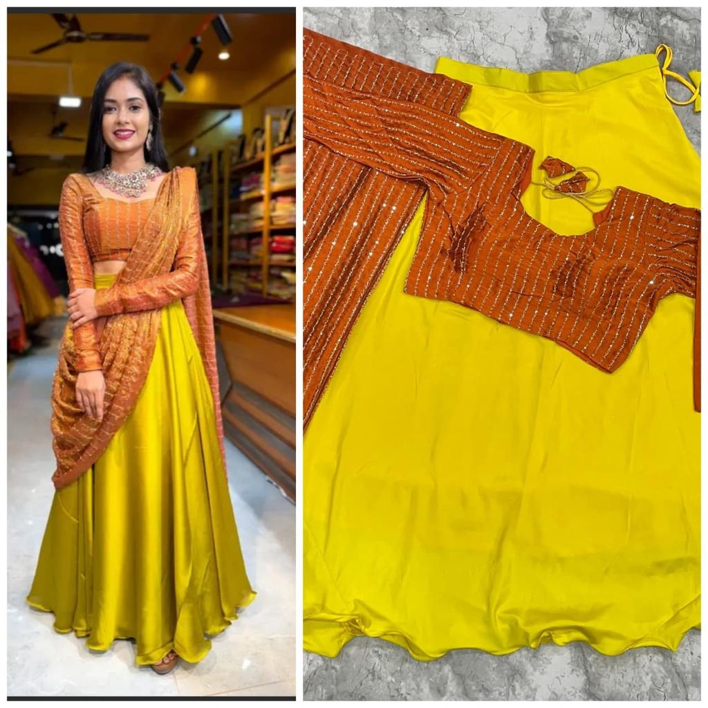 Pakisatni Party Wear Lehenga Choli with Dupatta Set Indian Bollywood Lehenga Set
