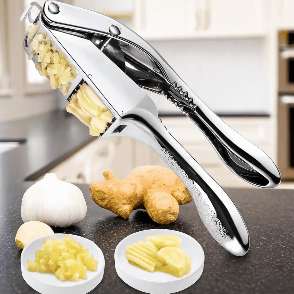 Aluminum Zinc Zinc Alloy Garlic Slicer Handheld Garlic Crusher Kitchen Gadget Garlic Mincer  Ginger