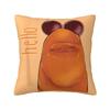 Marcus The Worm Square Pillow Case Cushion Covers Creative Zipper Decorative Throw Pillow Case Cover for Sofa 40*40cm