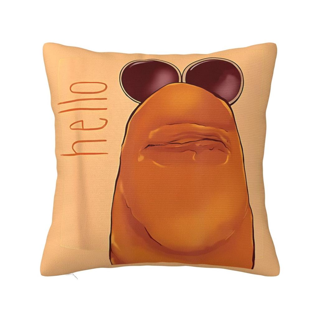 Marcus The Worm Square Pillow Case Cushion Covers Creative Zipper Decorative Throw Pillow Case Cover for Sofa 40*40cm