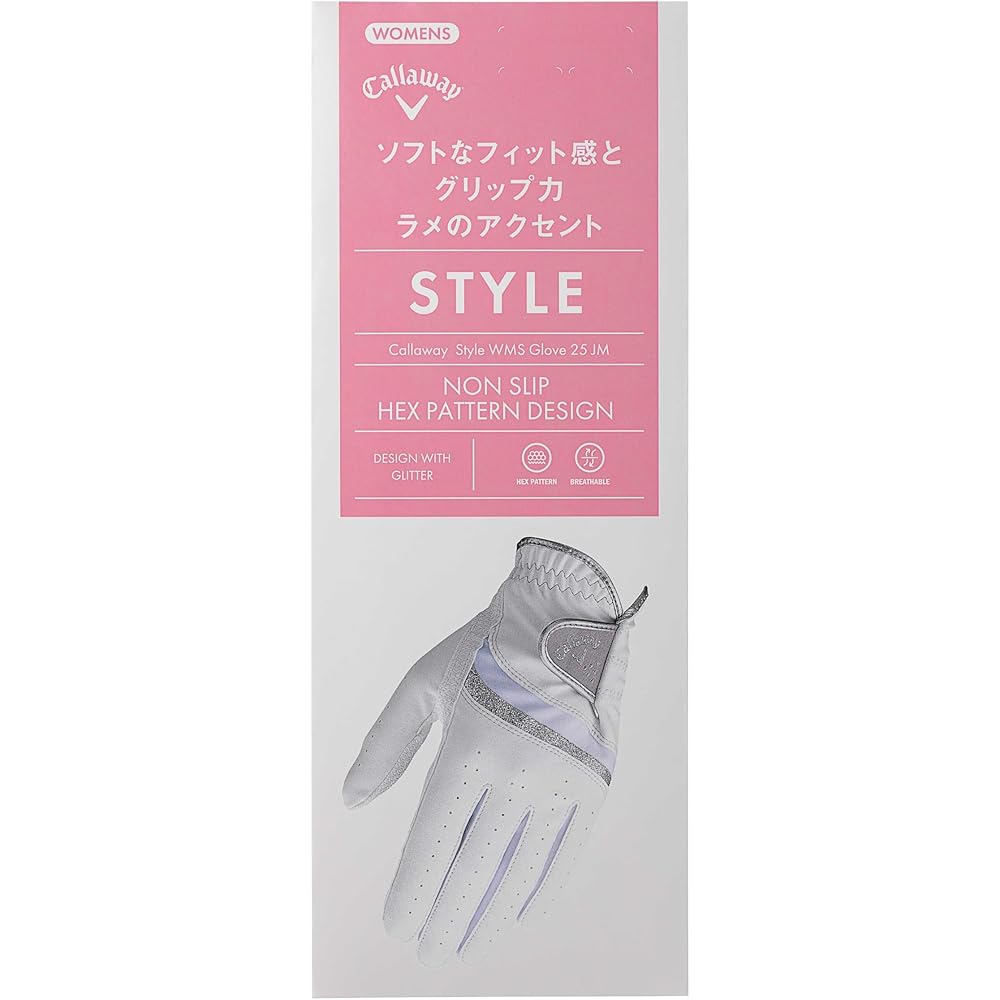 Callaway Style Dual Women's Gloves Navy 19cm for Both Hands