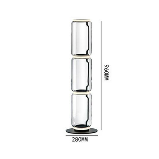 Italian Designer Floor Lamp: Modern Art Glass Lighting for Living Room, Hotel, Bedroom, Villa.