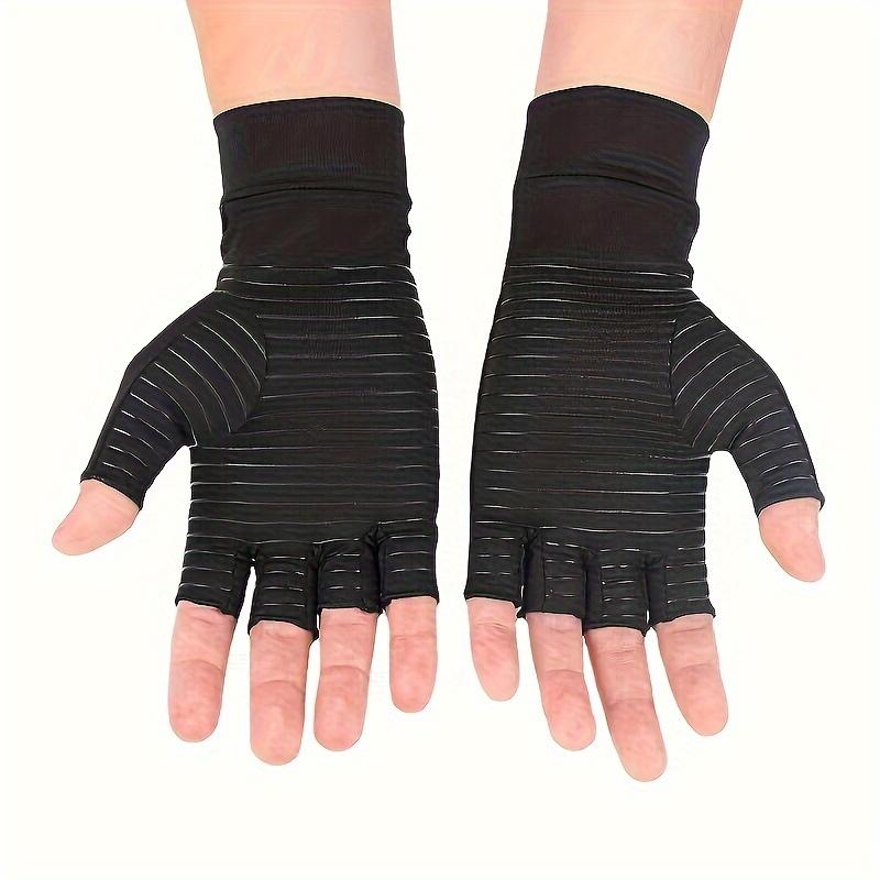 2 Paar Kompressions-Halbfingerhandschuhe für Damen und Herren, 2 Paar