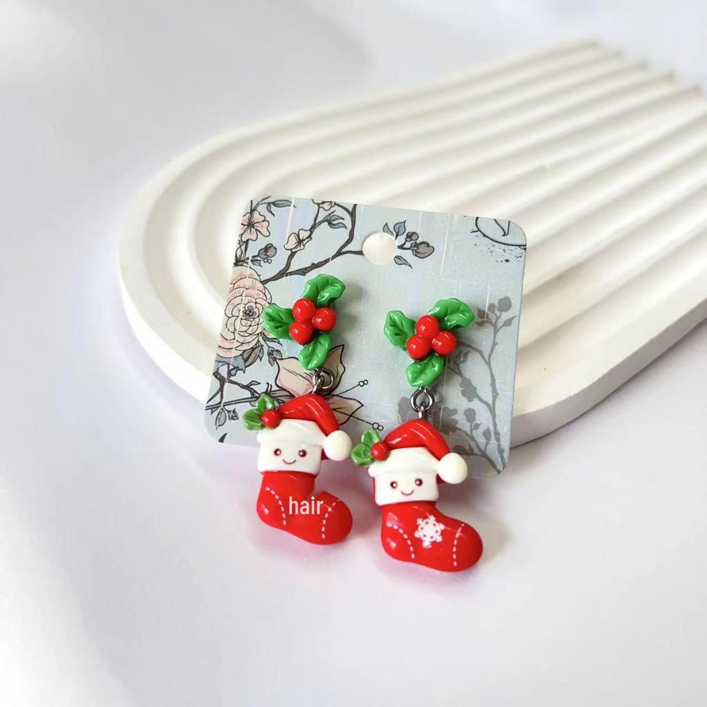 Sweet Fresh Halloween-Christmas Ear Cuff Studs: Stylish, Unique Personality Earrings