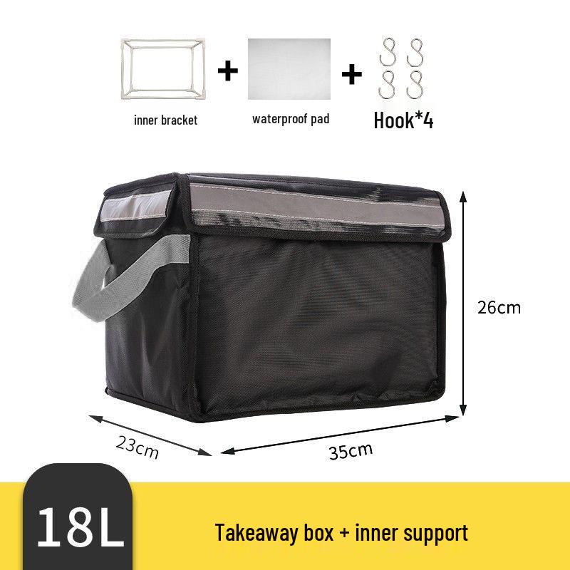 Insulated Black Delivery Box - Waterproof Available in 30L 45L and 62L for Local Express Deliveries default 1990₽