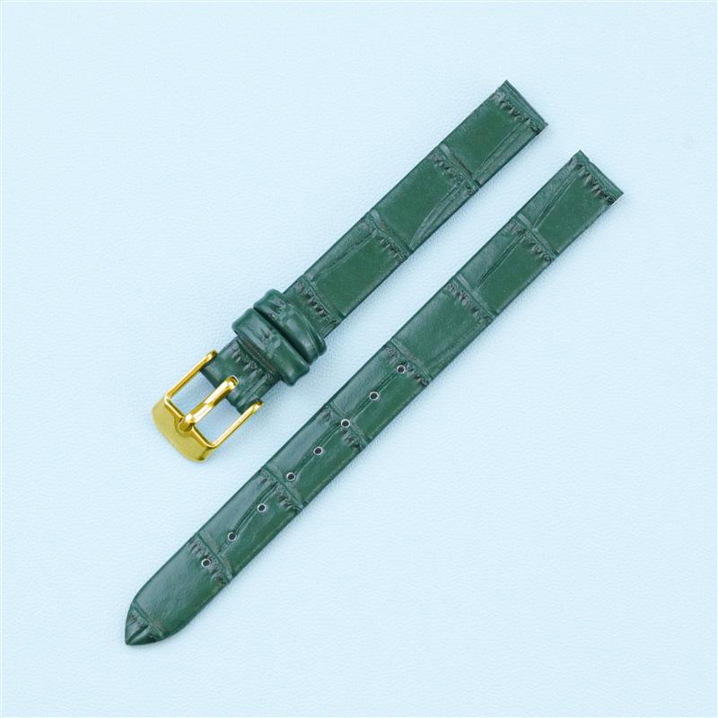 Mikrovlákno Vzor Bambusu Vodotěsný Řemínek k Hodinkám - Zelený, Měkký, Vícebarevný Skladem