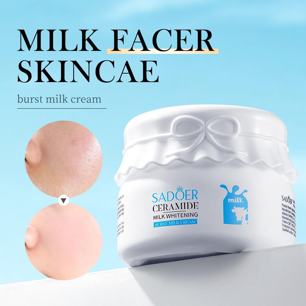 Popular Milk Cream 120g SADOER Milk Hydrating Moisturizing Moisturizing Cream