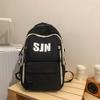 Schoolbag Japanese simple and fashionable backpack 1011 summer new middle school schoolbag college student college style alphabet backpack