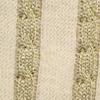 Yves Saint Laurent 90s Old Striped Pattern Long Sleeve Sweater Beige Knit Women Used