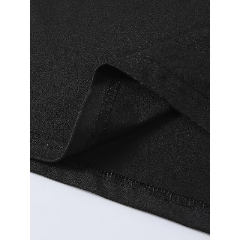 Rozmiary europejskie Męska Koszulka z Nadrukiem Literowym Edycja Limitowana - Poliester Oddychająca Letnia Koszulka Odpowiednia do Codziennych Stylizacji, Okrągły Dekolt Krótki Rękaw