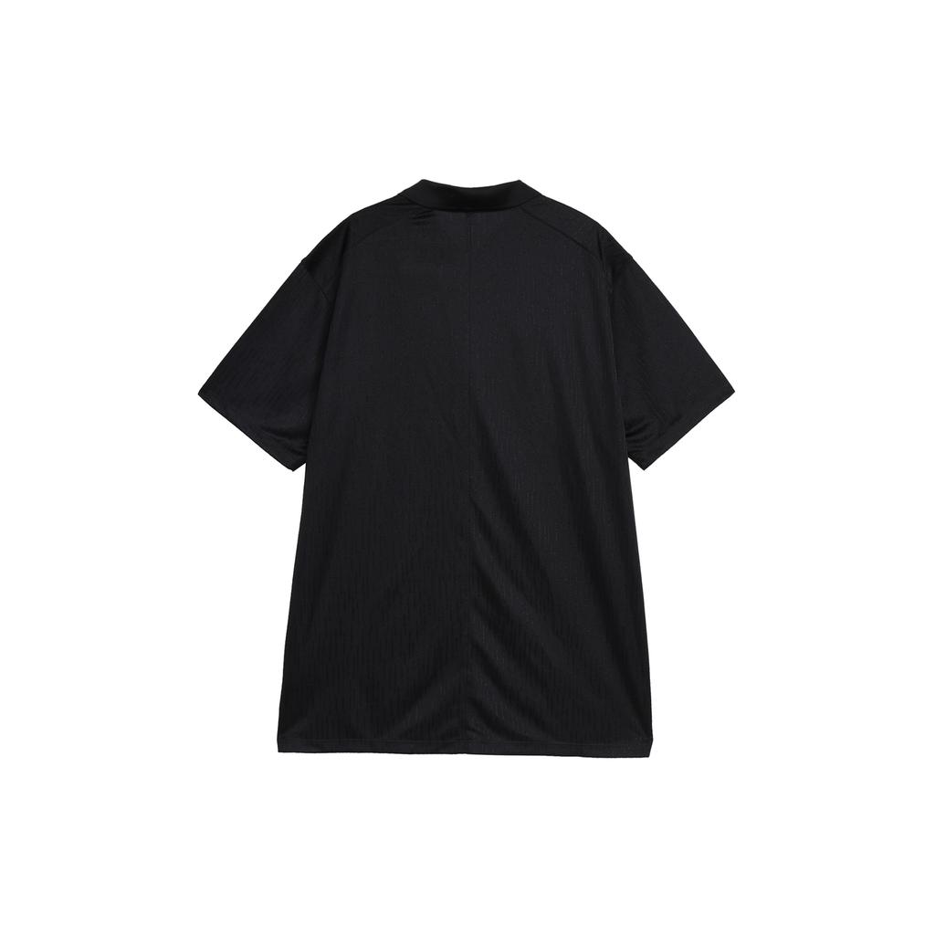Nike Polo Shirts Men's Black Polo Collar Moderate Straight Fit DV8538-010