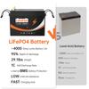 EU Stock Warehouse Free Shipping 12V 24V 100Ah 200Ah 300Ah LiFePO4 Battery for Outdoor Camping Portable Power Station Backup