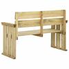 Garden Bench 121 cm Impregnated Pine Wood